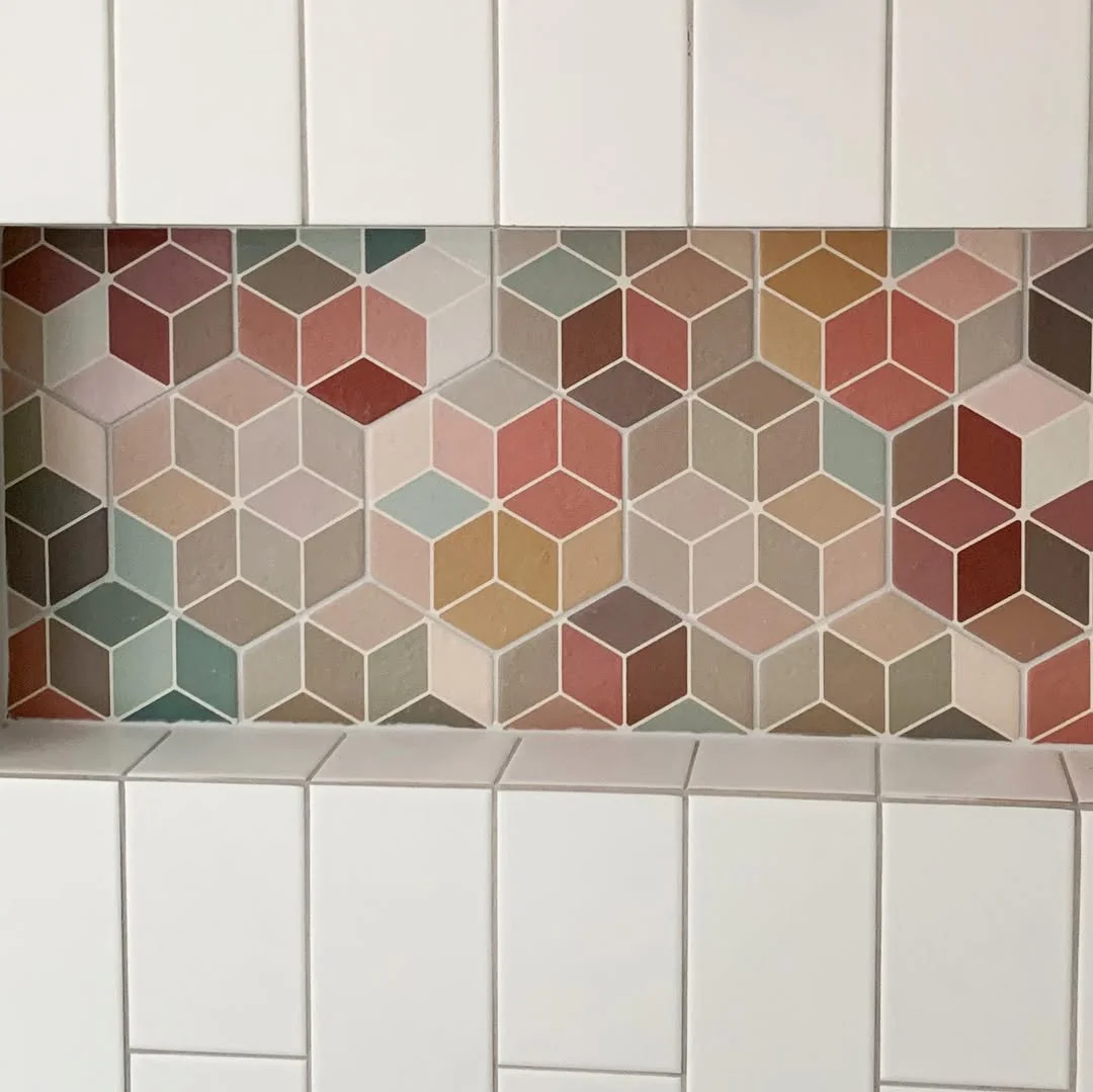 Geometric Mosaic Subway Tile Surprise