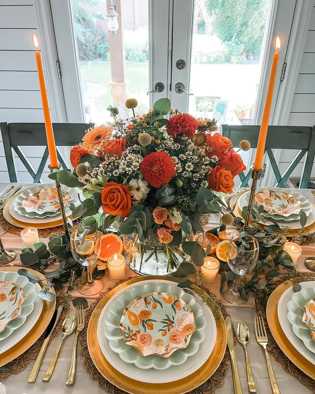 Citrus Blossom Dreams Tablescape