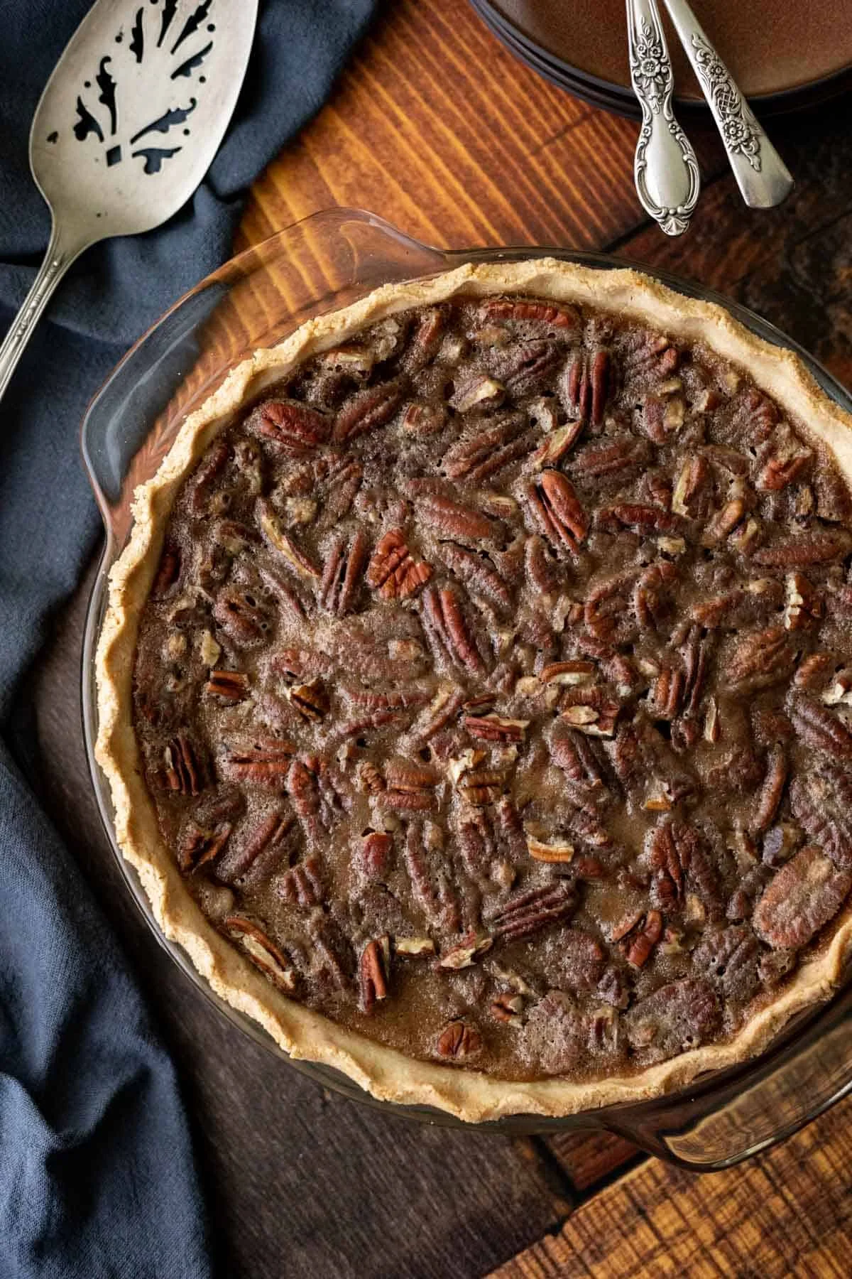 Healthier Vegan Pecan Pie