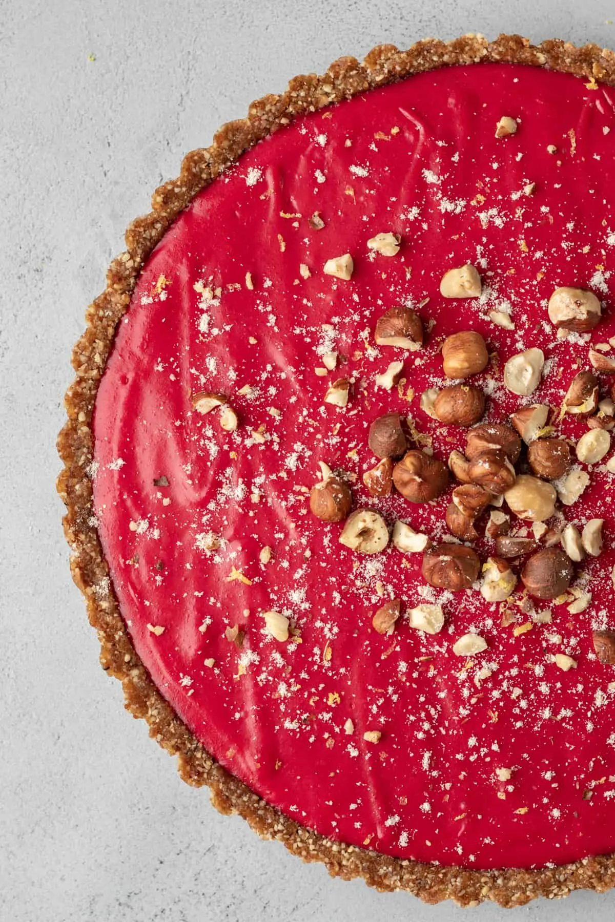 Cranberry Curd Tart