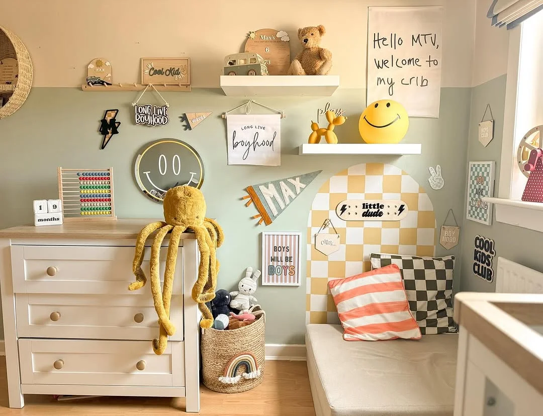 Cool &amp; Cozy Boy&#39;s Nursery