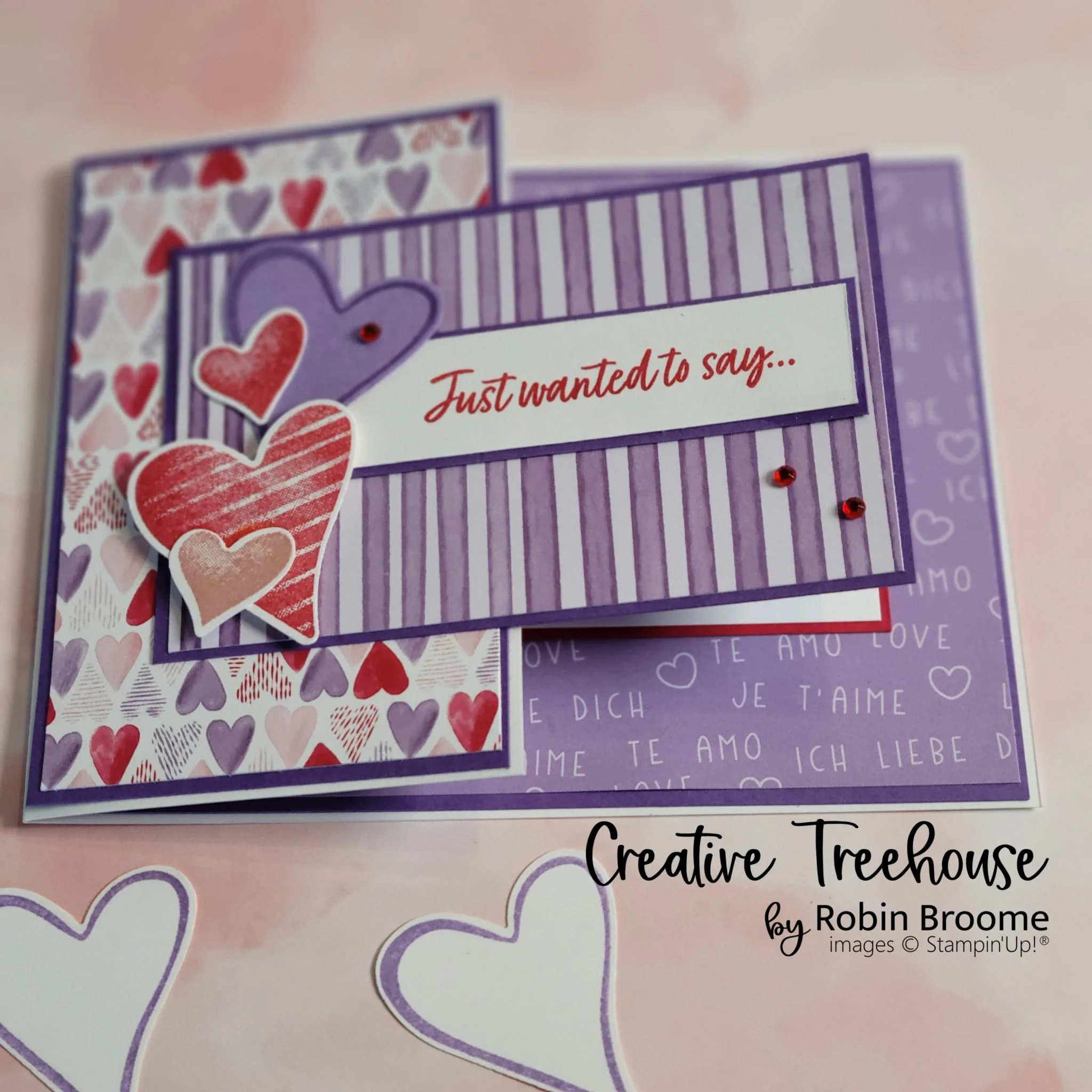 Layered Valentine&#39;s Day Cards