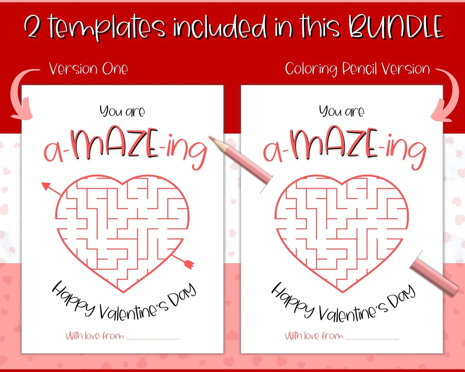 A-maze-ing Valentine&#39;s Day Cards