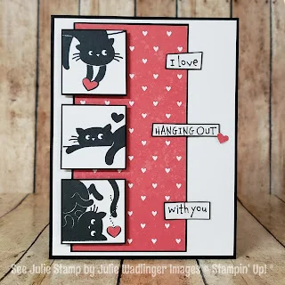 Playful Kitty Valentine&#39;s Day Card