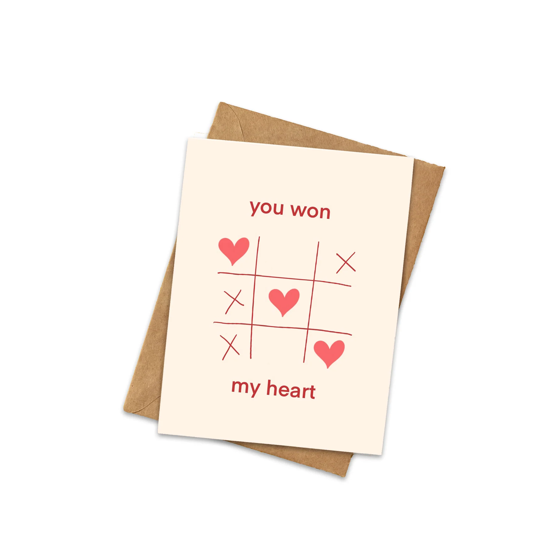 Tic-Tac-Toe Valentine&#39;s Day Card