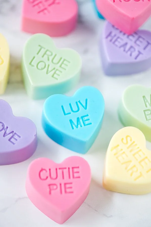 Conversation Heart Soap