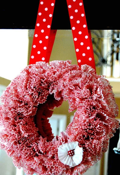 Whimsical Valentine Wreath