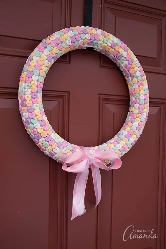 Conversation Heart Wreath