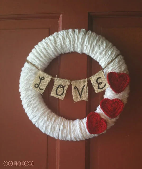 Valentine’s Love Wreath