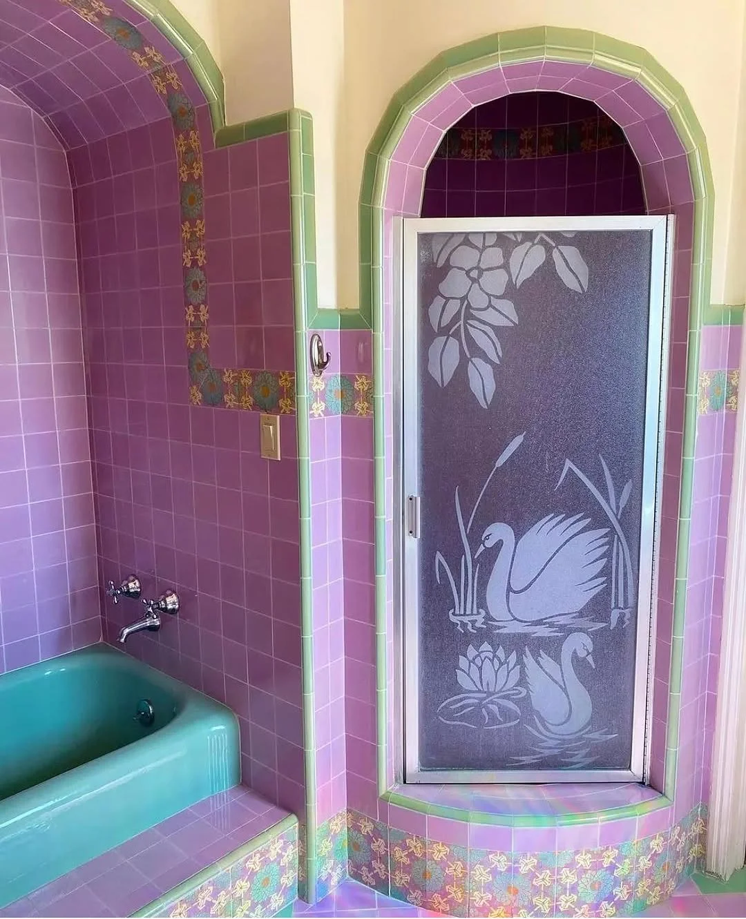 Vintage Pastel Dream Bathroom