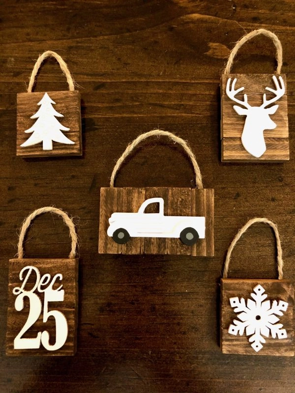 Dollar Tree Farmhouse Ornaments