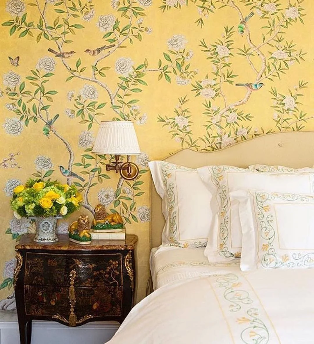 Sunny Chinoiserie Bedroom